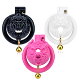 Tiger Male Chastity Cage Device with Mini Bell main product | 3d-chastity