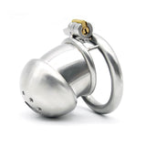 Metal Chastity Cage 1.80 Inch and 2.36 Inch Long size and shape | 3d-chastity