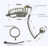 Ultra-complete Chastity Cage with Anal Insertion lock and ring | 3d-chastity