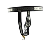 Saddle Male Chastity Belt lock and ring | 3d-chastity