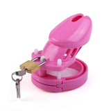 Pretty In Pink Chastity Cage side | 3d-chastity