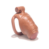 V2.0 Men's Simulated Penis Chastity Cage side | 3d-chastity