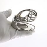 2-in-1 Ball Stretcher Chastity Cage main product | 3d-chastity