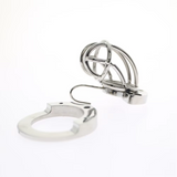 2-in-1 Ball Stretcher Chastity Cage size and shape | 3d-chastity