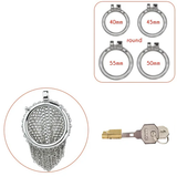 2.67 InchStainless Steel Mesh Chastity Cage product photo 11 of | 3d-chastity