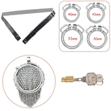 2.67 InchStainless Steel Mesh Chastity Cage product photo 14 of | 3d-chastity