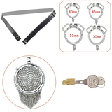 2.67 InchStainless Steel Mesh Chastity Cage product photo 13 of | 3d-chastity