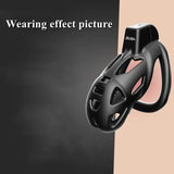 High Quality Cobra Male Chastity Cage with 3 Size Arc Penis Rings Discreet Sissy side | 3d-chastity
