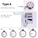 New Canned Male Chastity Cage with Belt lock and ring | 3d-chastity