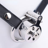 New Canned Male Chastity Cage with Belt side | 3d-chastity