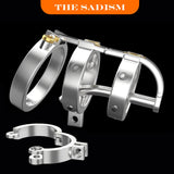 New Steampunk Series the Sadism Chastity Device lock and ring | 3d-chastity