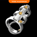 New Steampunk Series the Sadism Chastity Device wearing | 3d-chastity