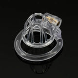 Sissy Chastity Cage with 4 Rings product photo 12 of | 3d-chastity