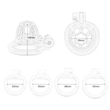 Sissy Chastity Cage with 4 Rings lock and ring | 3d-chastity