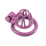 Sissy Chastity Cage with 4 Rings material finish close | 3d-chastity