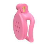 Pink Flat Chastity Lock front | 3d-chastity