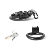 Smaller UFO Chastity Cage Set size and shape | 3d-chastity