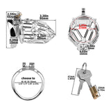 304 Stainless Steel Chastity Cage product photo 13 of | 3d-chastity