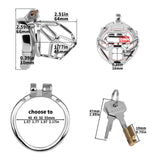 304 Stainless Steel Chastity Cage product photo 12 of | 3d-chastity