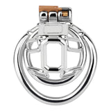 304 Stainless Steel Chastity Cage side | 3d-chastity