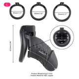 3D Simulation Chastity Cage front | 3d-chastity