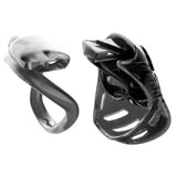 Pathetic Nub Chastity Cage lock and ring | 3d-chastity