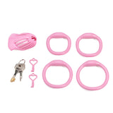 3D Athena Chastity Cage material finish close | 3d-chastity
