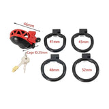 3D Black Bow Chastity Cage full kit | 3d-chastity