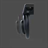 3D Black Whirlwind Chastity Device material finish close | 3d-chastity