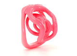 3D Double Bar Resin Chastity Cage size and shape | 3d-chastity