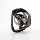 3D Double Bar Resin Chastity Cage rear | 3d-chastity