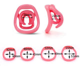 3D Double Bar Resin Chastity Cage front | 3d-chastity