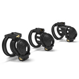 3D Double-headed Chastity Cage with 3 Rings main product | 3d-chastity