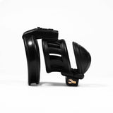 3D Double-headed Chastity Cage with 3 Rings material finish close | 3d-chastity