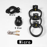 3D Double-headed Chastity Cage with 3 Rings side | 3d-chastity
