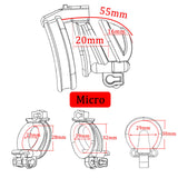 3D Double-headed Chastity Cage with 3 Rings full kit | 3d-chastity