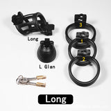 3D Double-headed Chastity Cage with 3 Rings product photo 11 of | 3d-chastity