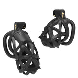 3D Double Headed Soft Spikes Breathable Chastity Cage material finish close | 3d-chastity