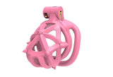 3D Double Headed Soft Spikes Breathable Chastity Cage side | 3d-chastity