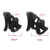 3D HiPPO Chastity Device size and shape | 3d-chastity