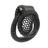 3D Honeycomb Bundled Chastity Cage material finish close | 3d-chastity