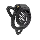 3D Honeycomb Bundled Chastity Cage size and shape | 3d-chastity