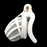 Honeycomb 3D Chastity Cage - Nylon Resin Material size and shape | 3d-chastity