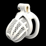 Honeycomb 3D Chastity Cage - Nylon Resin Material material finish close | 3d-chastity