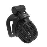 Honeycomb 3D Chastity Cage - Nylon Resin Material wearing | 3d-chastity