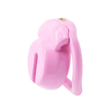 3D Mech Style Resin Chastity Cage material finish close | 3d-chastity