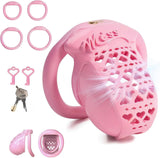 3D Printed Resin Chastity Cage with 4 Rings Sizes main product | 3d-chastity