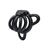 3D Rope Art BDSM Chastity Cage front | 3d-chastity