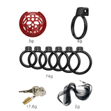 3D Skeleton Chastity Cage lock and ring | 3d-chastity