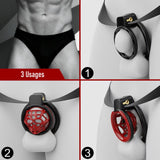 3D Skeleton Chastity Cage rear | 3d-chastity